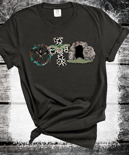 A Lot Can Happen in 3 Days Crown, Cross, Rock T-Shirt, Easter T Shirt, Jesus Shirt, Easter Christian Shirt, Easter Gift, Family Easter Shirt, Trendy Easter Tee