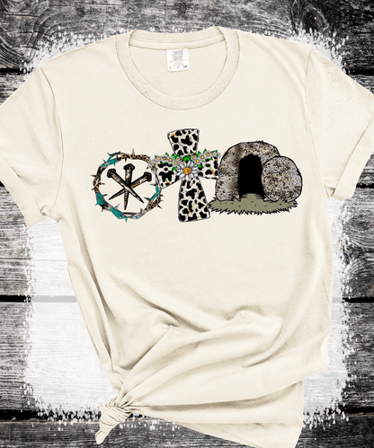 A Lot Can Happen in 3 Days Crown, Cross, Rock T-Shirt, Easter T Shirt, Jesus Shirt, Easter Christian Shirt, Easter Gift, Family Easter Shirt, Trendy Easter Tee